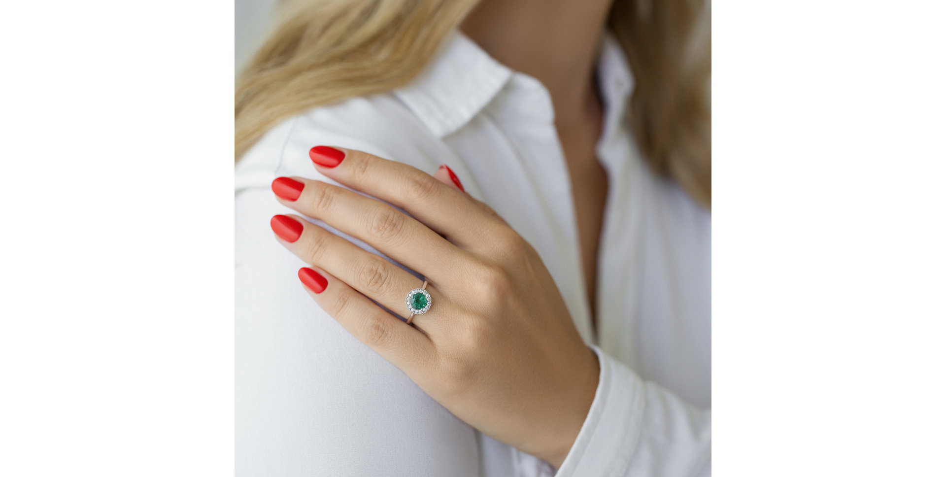 Prsteň s zafírom a diamantmi Tender Dream