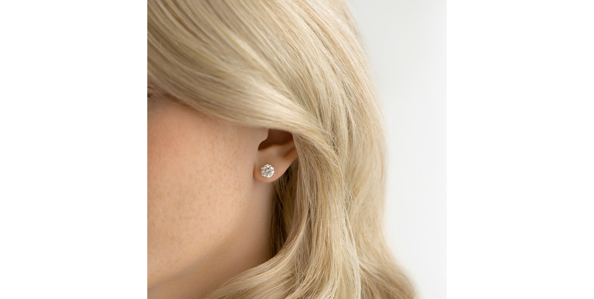 Náušnice s diamantom Vesper Romance