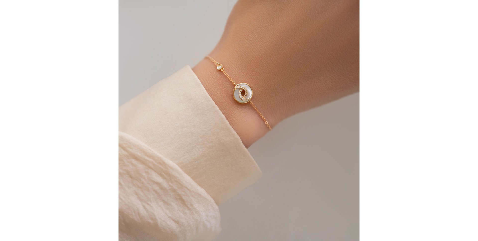 Náramok s perleťou a diamantmi Royal Harmony