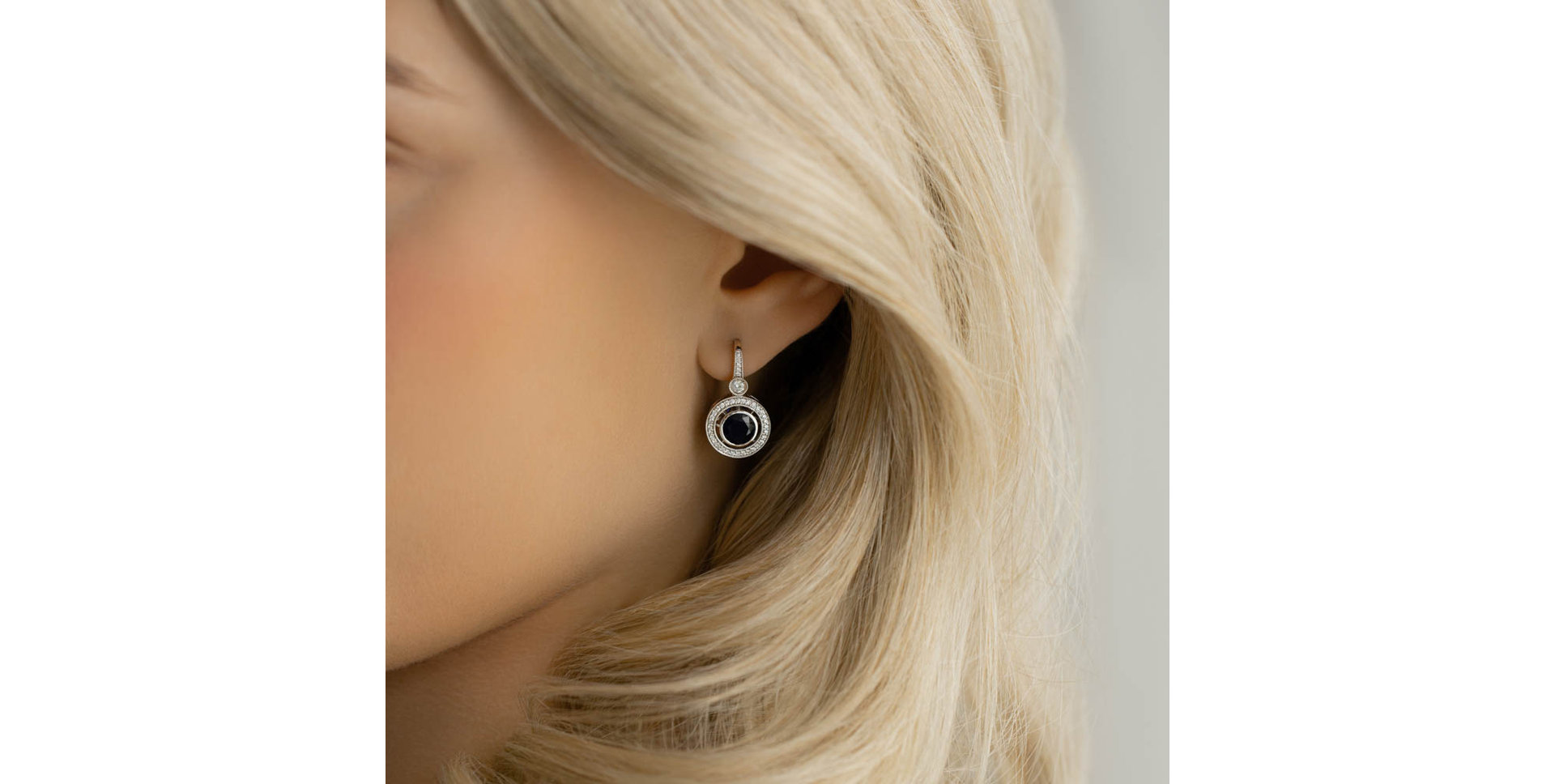 Náušnice s turmalínom a diamantmi Monarch Love