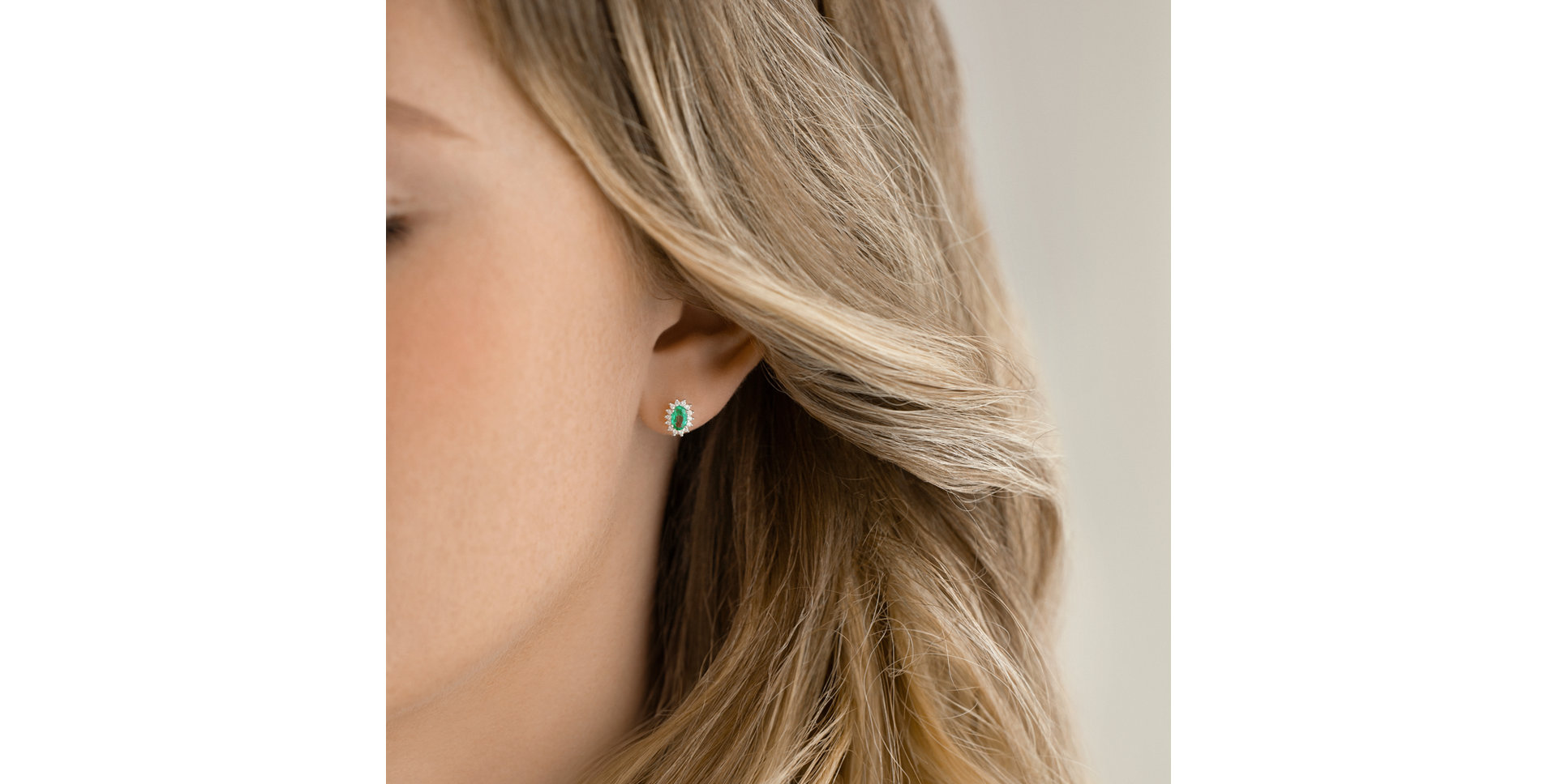 Náušnice s rubínom a diamantmi Princess Sparkle