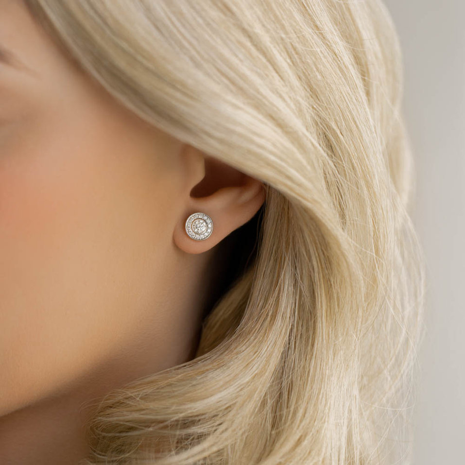 Náušnice s diamantmi Without Glory