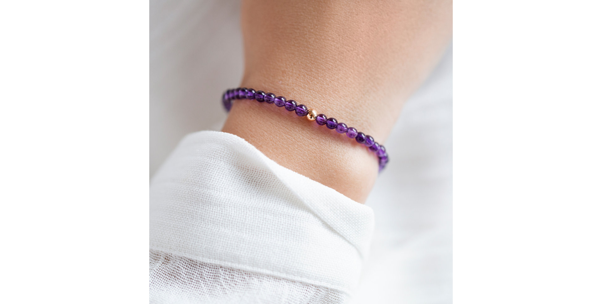 Náramok s ametystom african Fancy Beauty