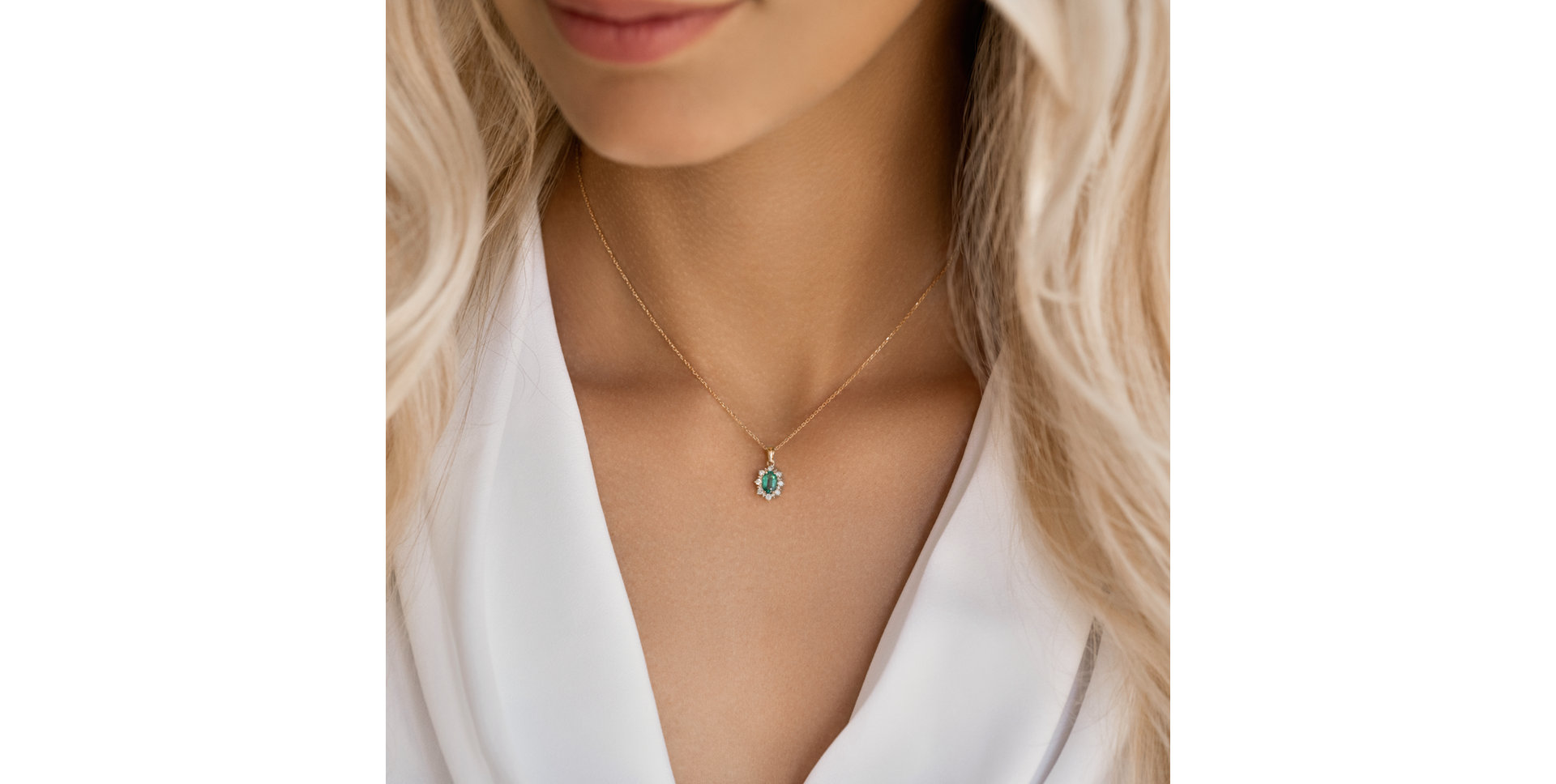 Přívěsok s tanzanitom a diamantmi Royal Aurora