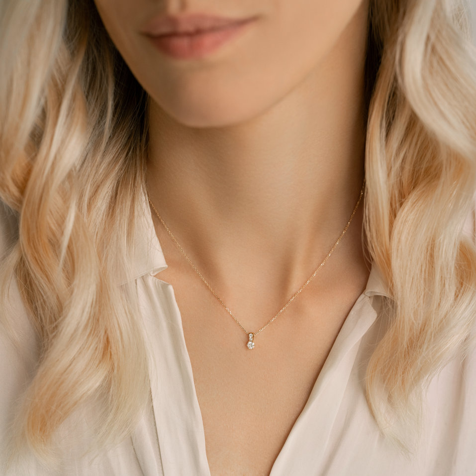 Prívesok s diamantmi Essential Glow