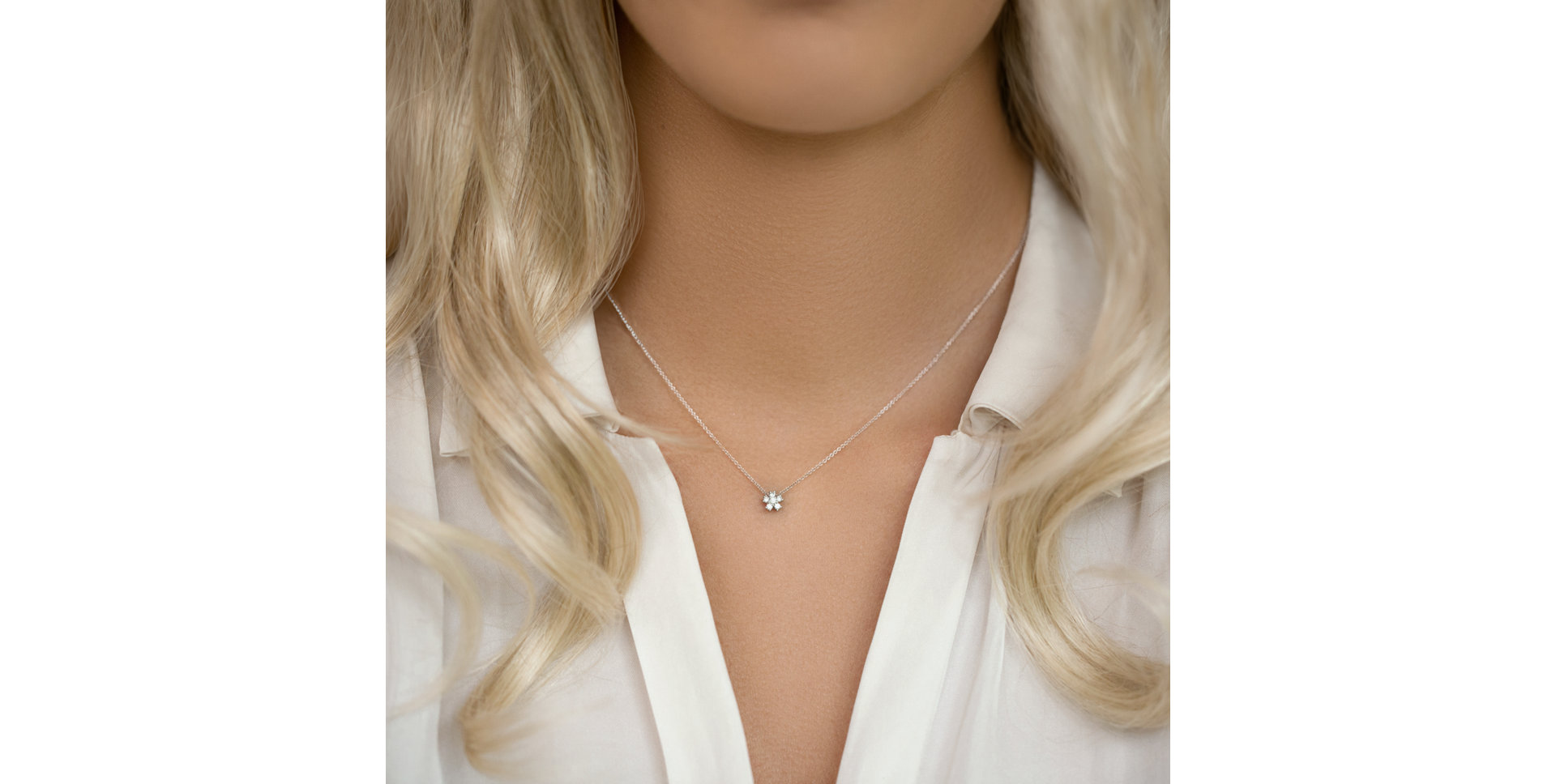 Náhrdelník s diamantmi Sparkless