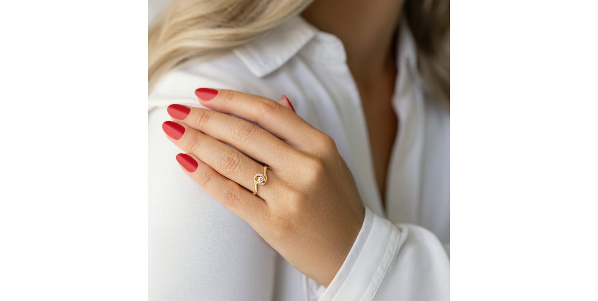 Prsteň s diamantmi Celestial Shimmer