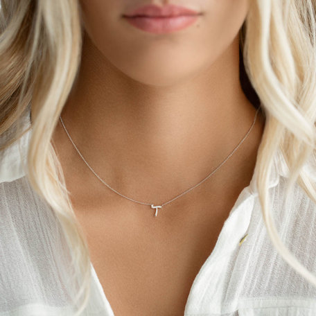 Náhrdelník s diamantmi Curly Diamonds W