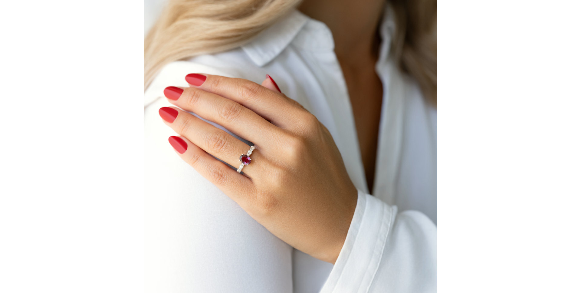 Prsteň s turmalínom a diamantmi Orion Mosaic