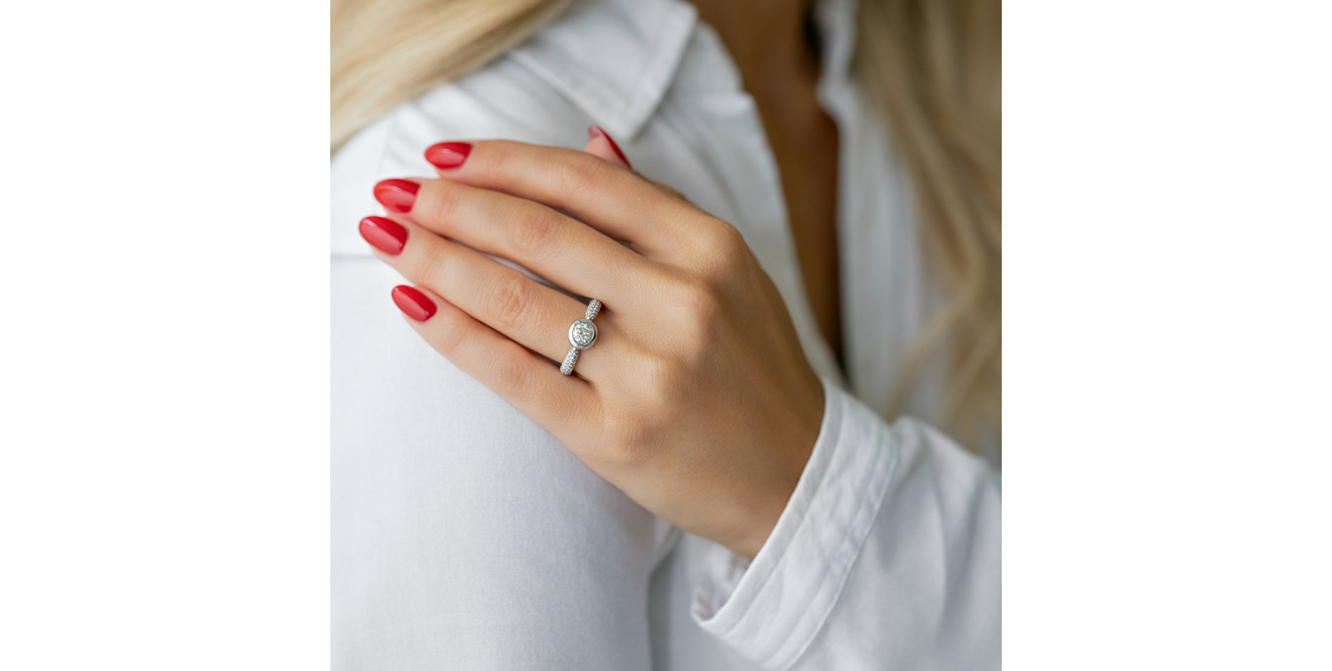 Prsteň s diamantmi Miracle Ray