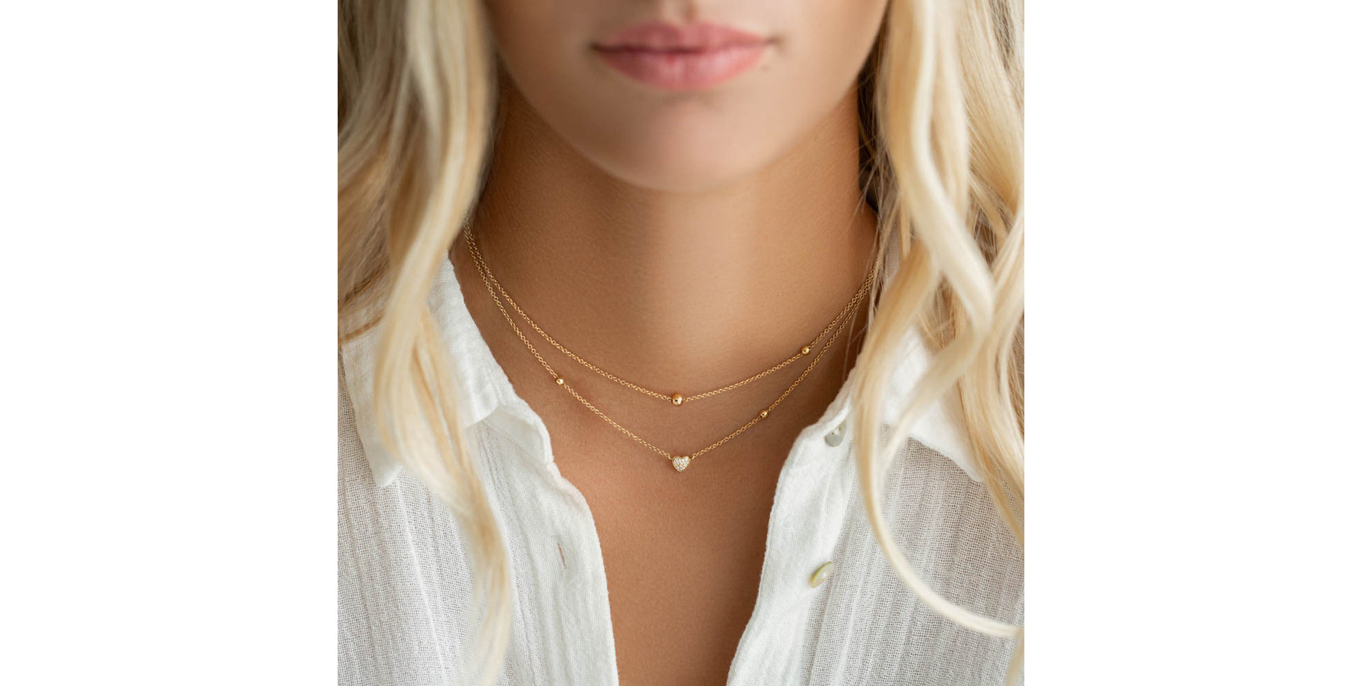 Náhrdelník s diamantmi Elegance Letter