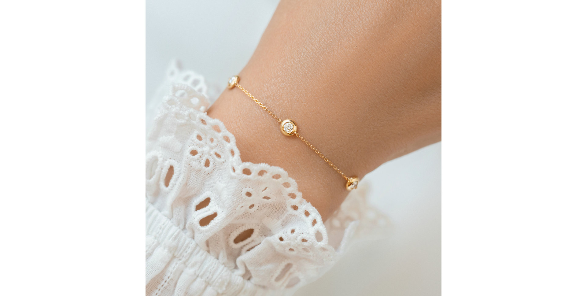 Náramok s diamantmi Sparkling Dots