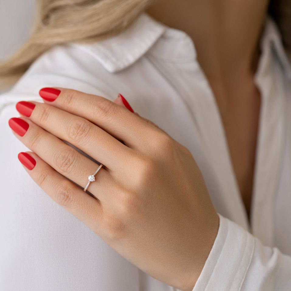 Prsteň s diamantmi Just Love