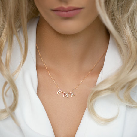 Náhrdelník s diamantmi Ema Shine
