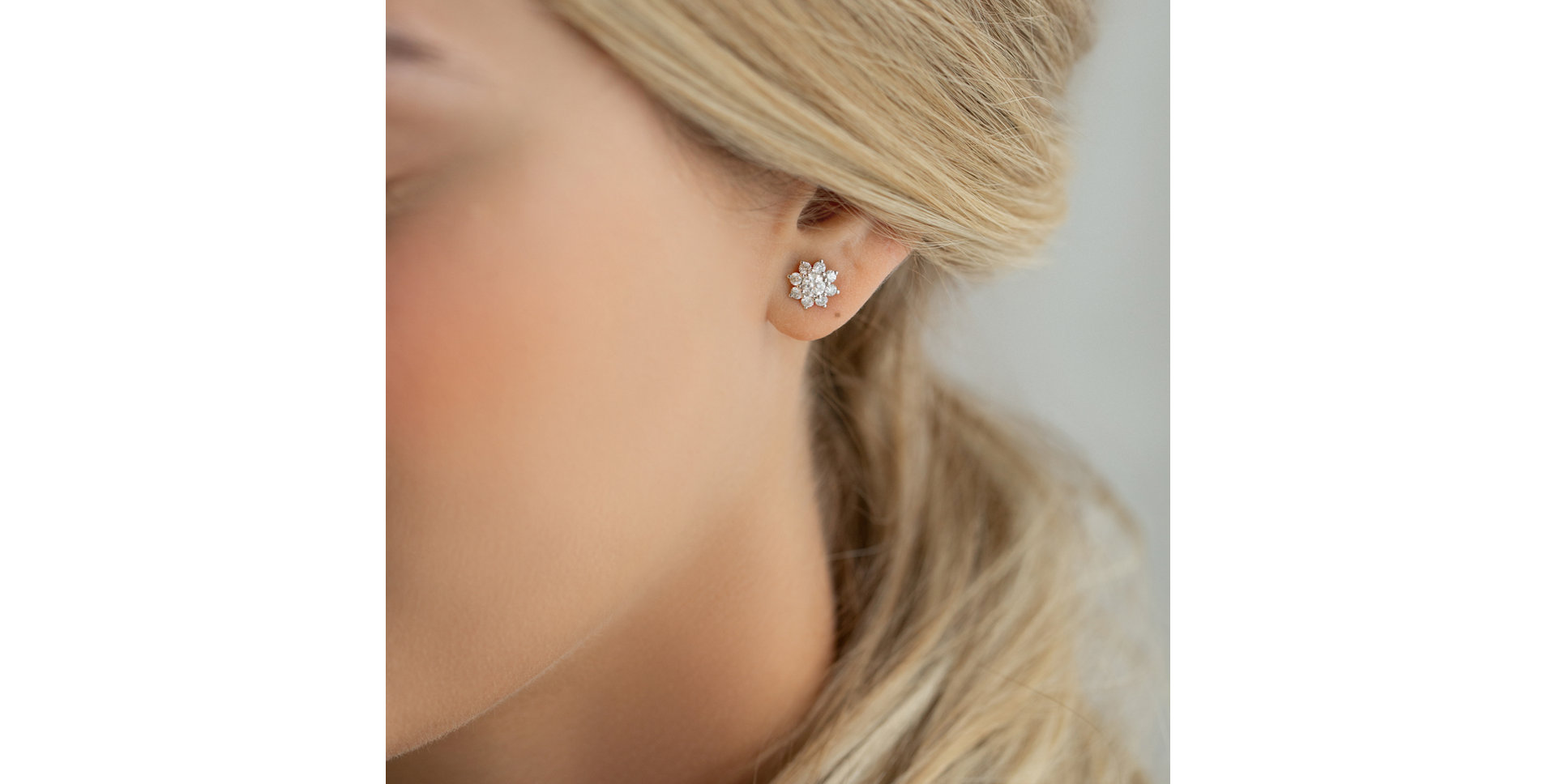 Náušnice s diamantmi Celestial Romance