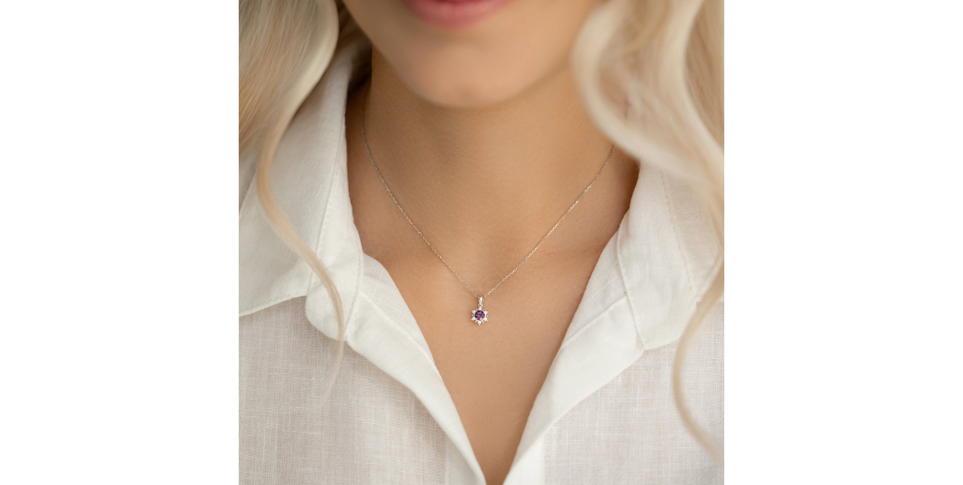 Prívesok s diamantmi a tanzanitom Fancy Fairytale