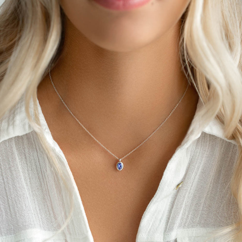 Náhrdelník s topásom sky Sweet Candy