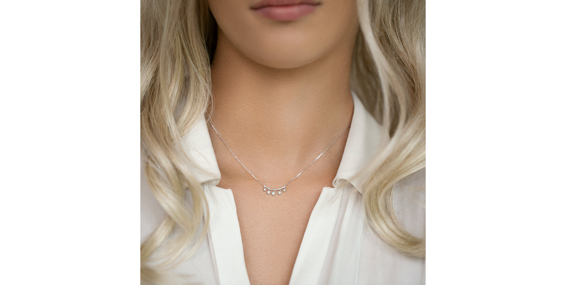 Náhrdelník s diamantmi Emotion