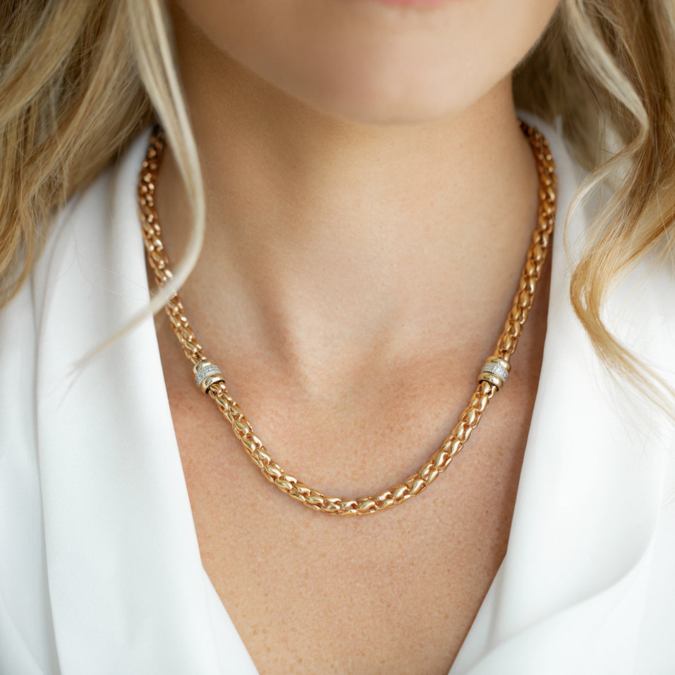 Náhrdelník s diamantmi Tereza