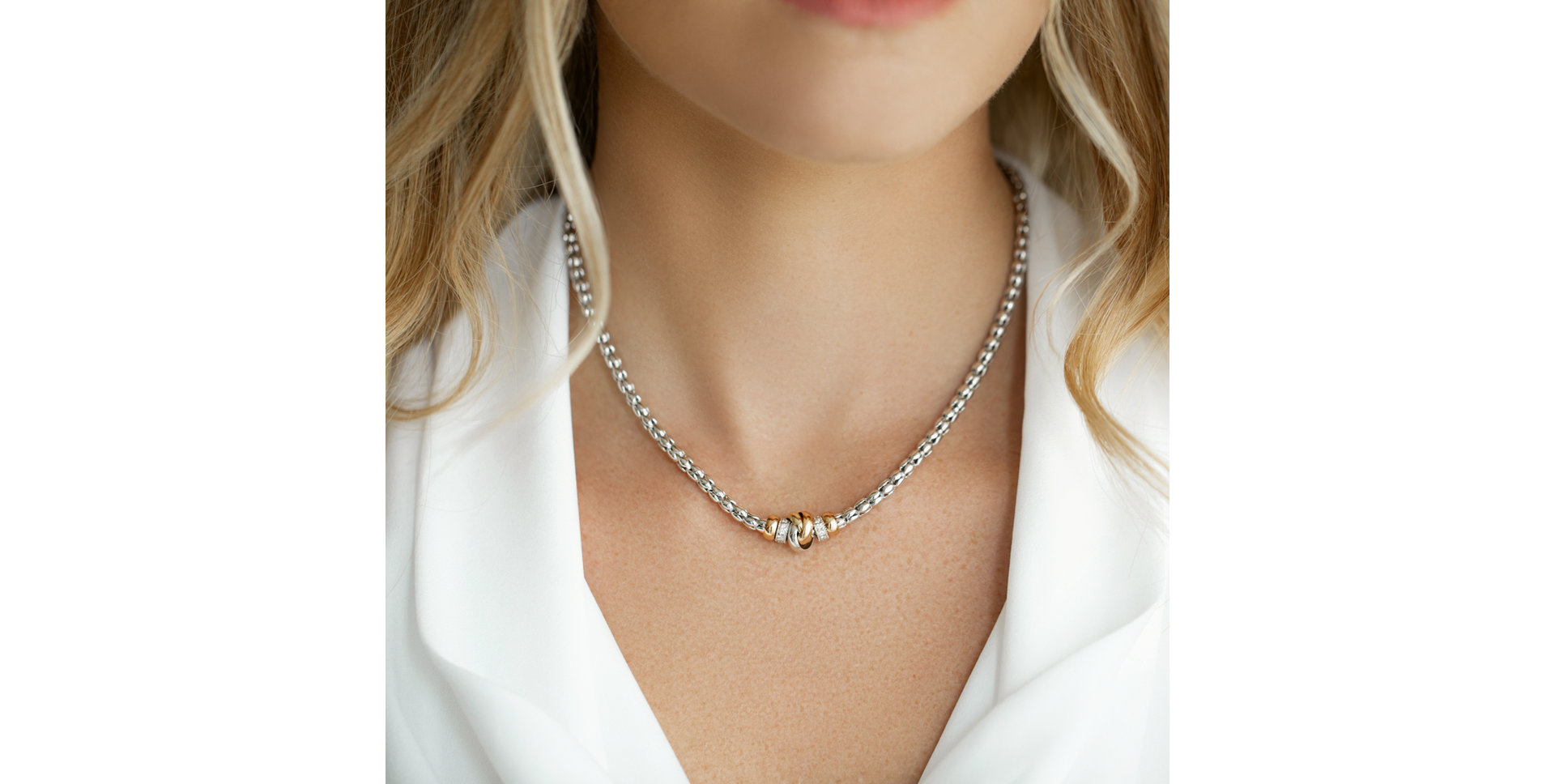 Náhrdelník s diamantmi Frabcis