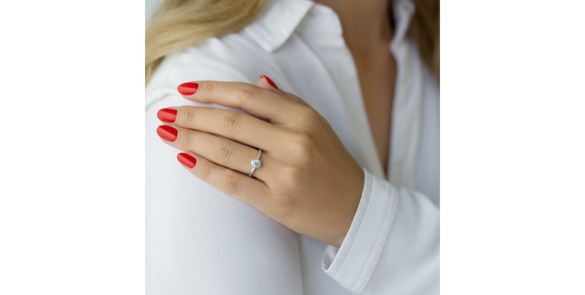 Prsteň s diamantom Seductive Glow