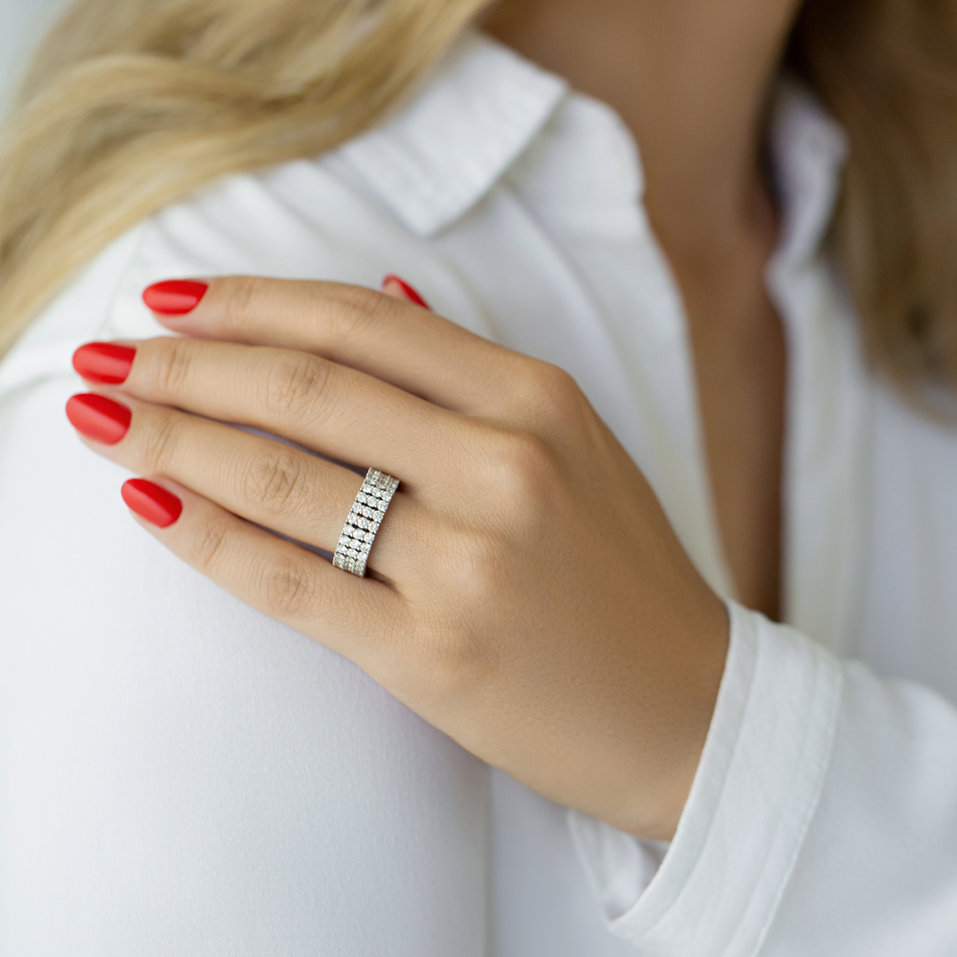 Prsteň s diamantmi Forever Shine