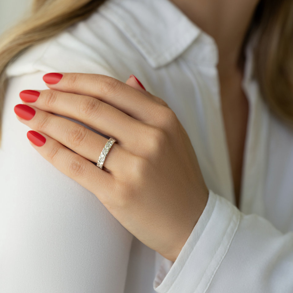 Prsteň s diamantmi Varieté