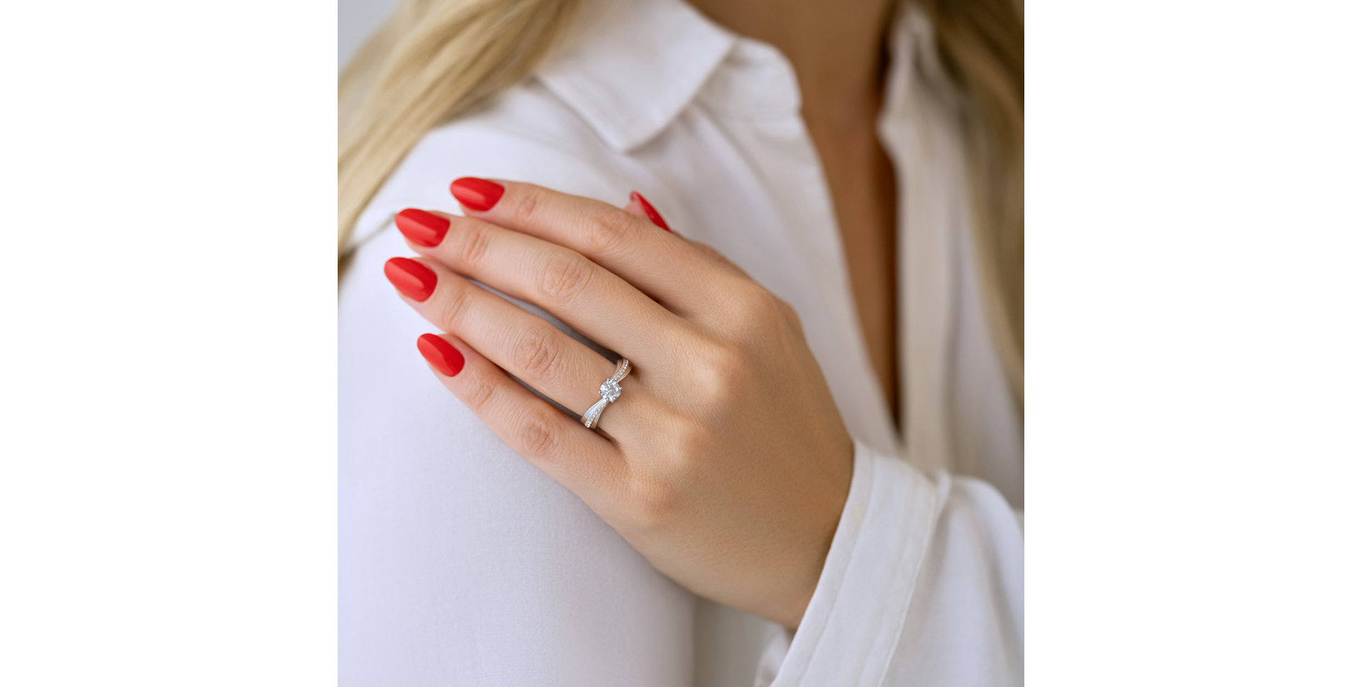 Prsteň s diamantmi Faithful Elegance