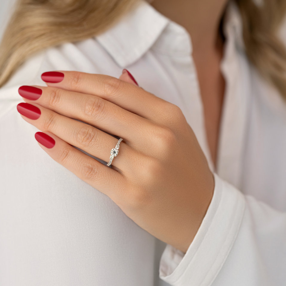 Prsteň s diamantmi Gracious Hope