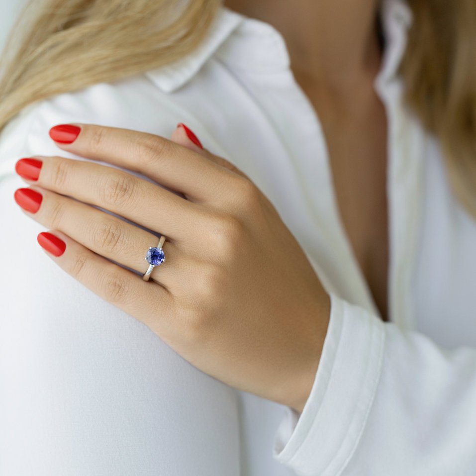 Prsteň s tanzanitom Peaceful Rpirit