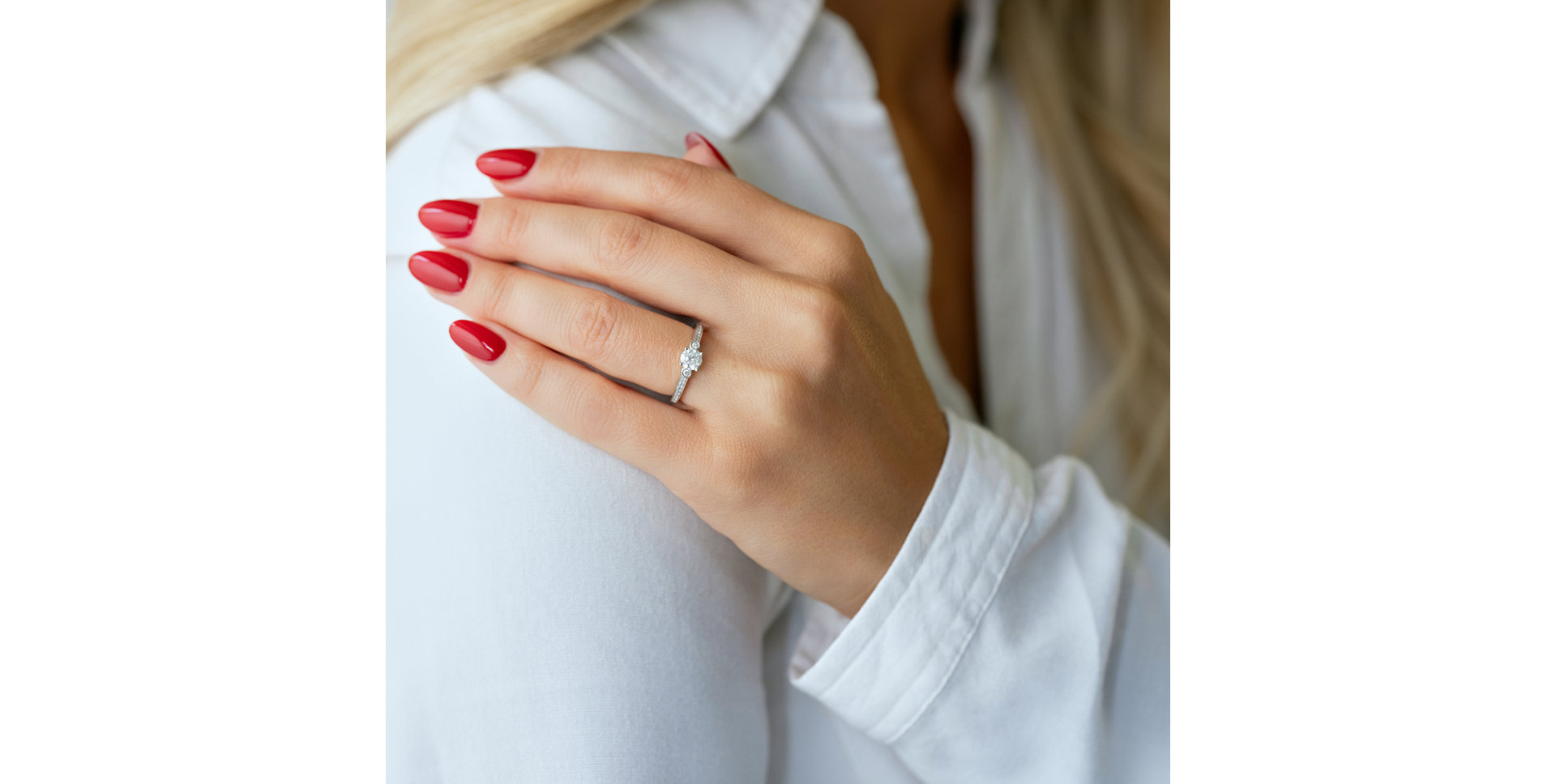 Prsteň s diamantmi Infinite Glamour