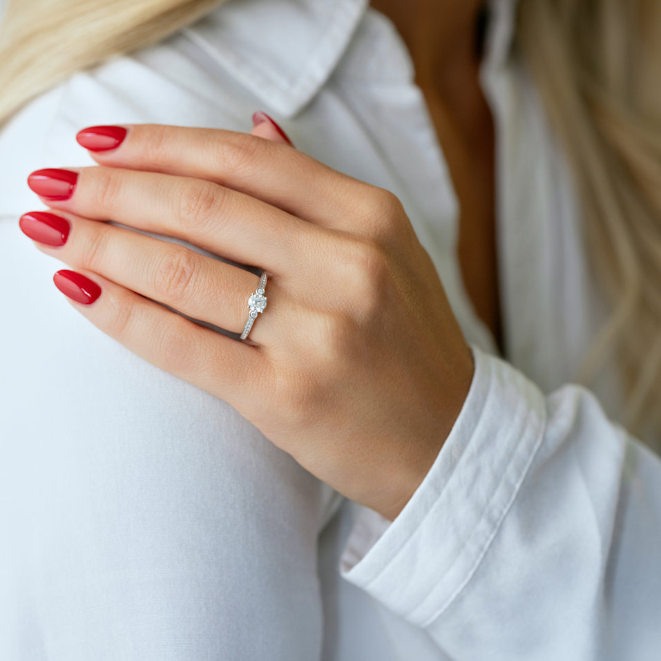 Prsteň s diamantmi Infinite Glamour