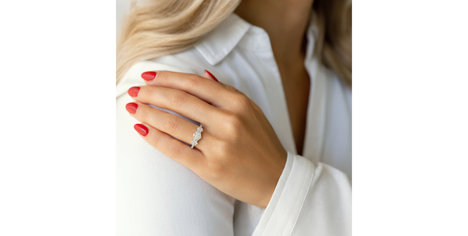 Prsteň s diamantmi Shiny Reason