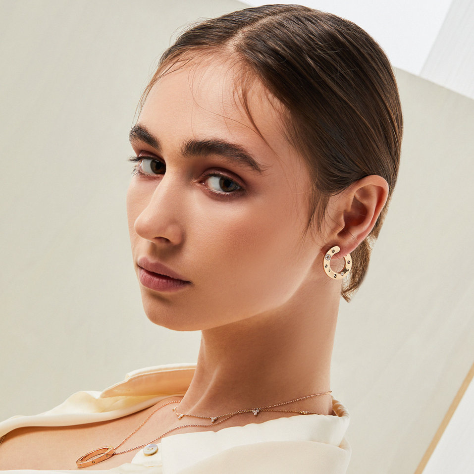 Náušnice s diamantmi Pois Moi