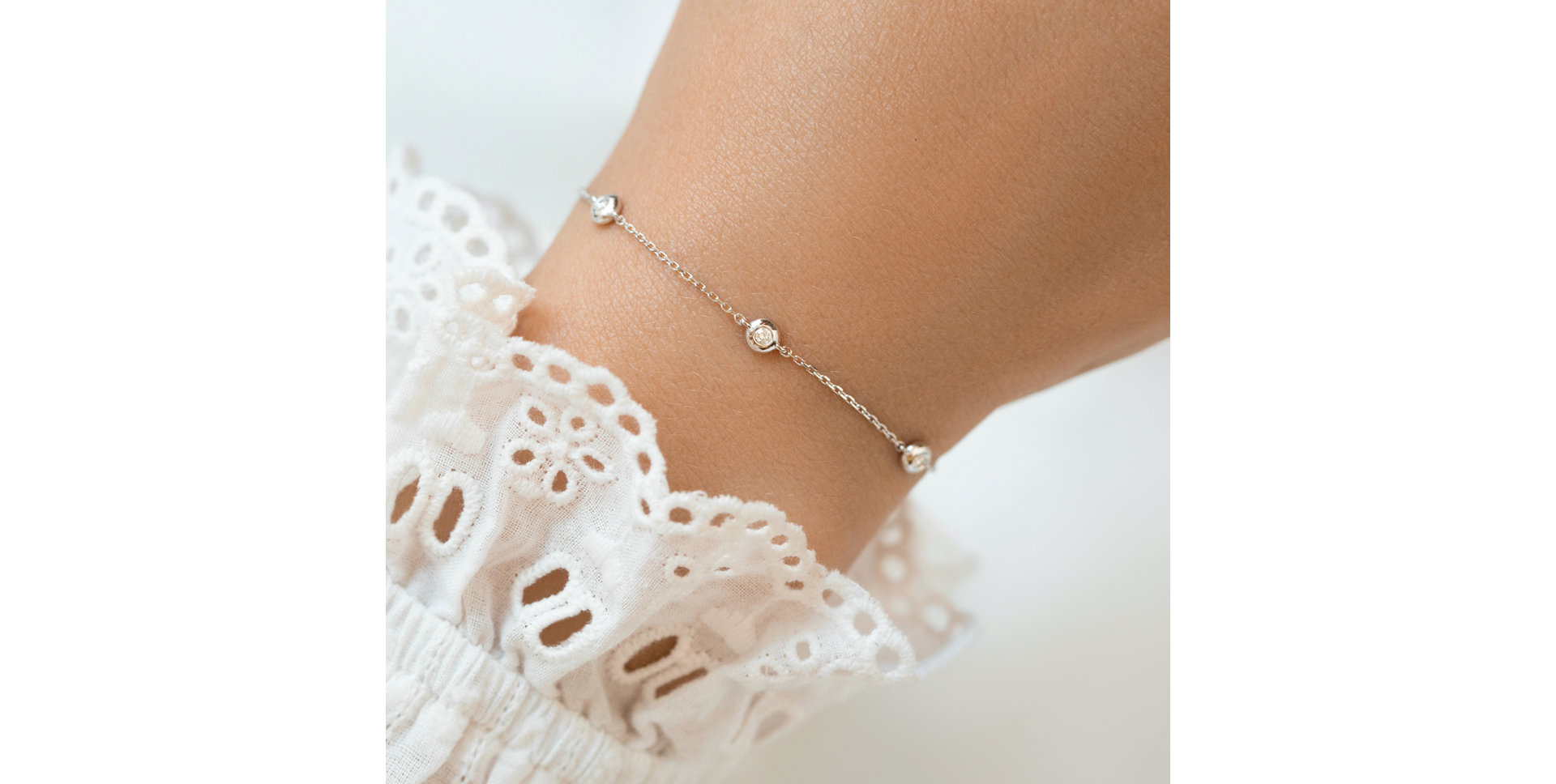 Náramok s diamantmi Sparkling Dots