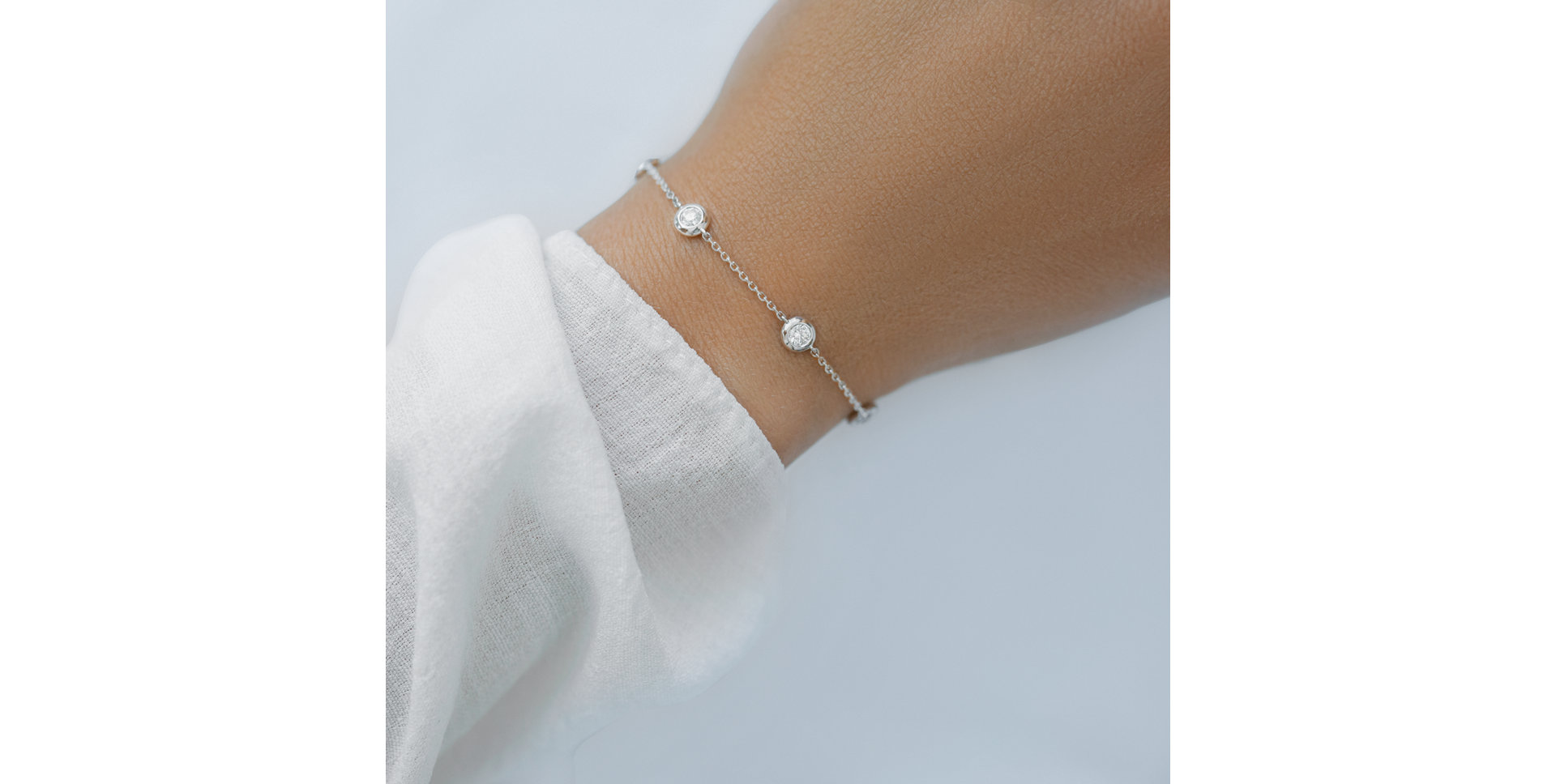 Náramok s diamantmi Sparkling Dot