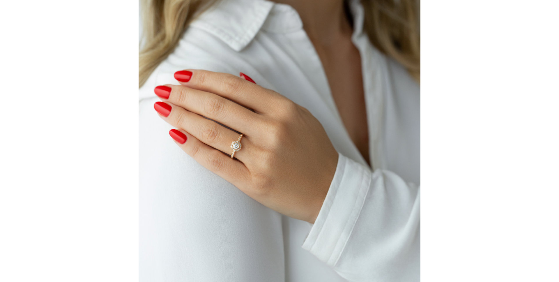 Prsteň s diamantmi Lionello