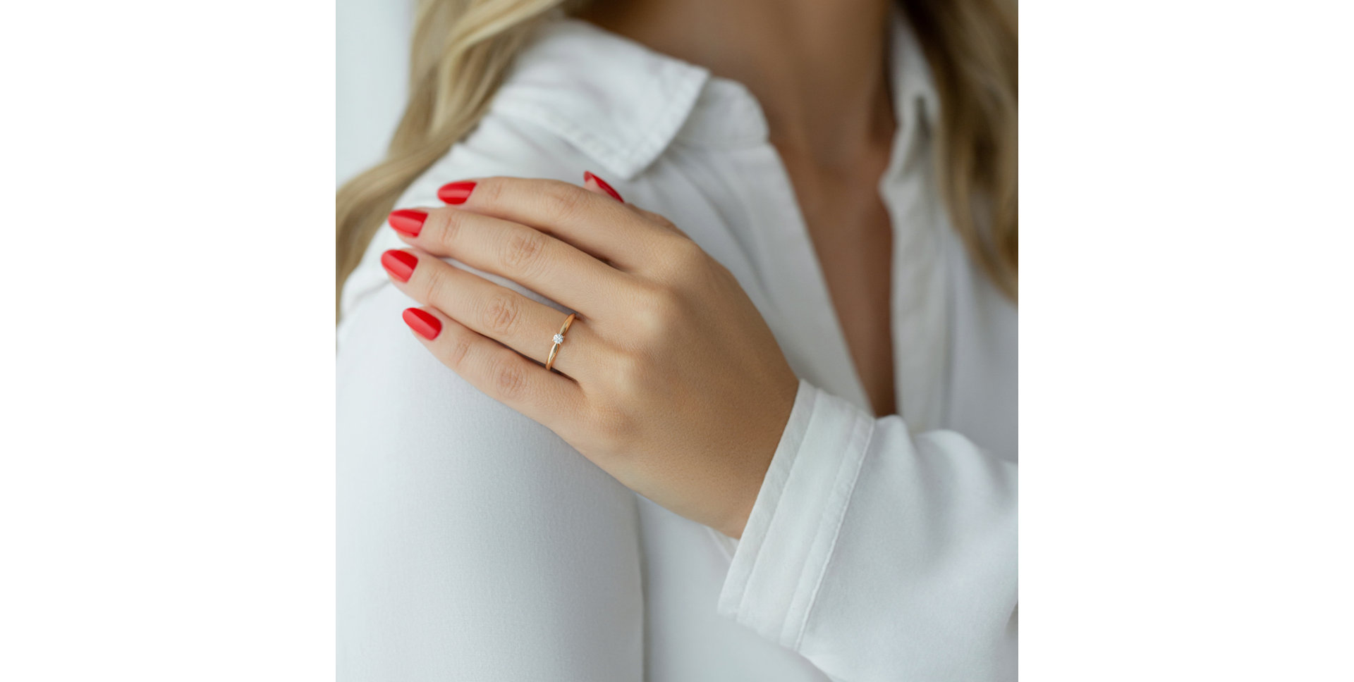 Prsteň s diamantom One Love