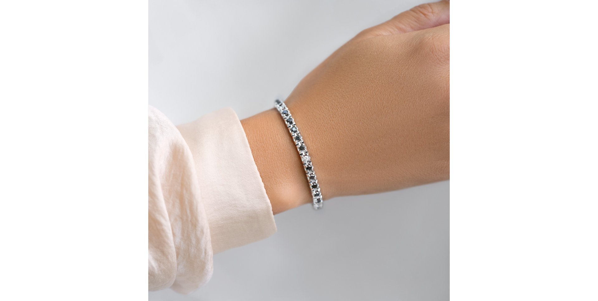 Náramok s diamantmi a rubínmi Ralana