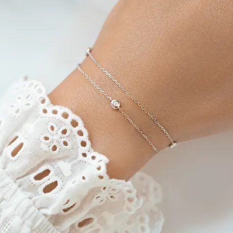 Náramok s diamantmi Double Dots