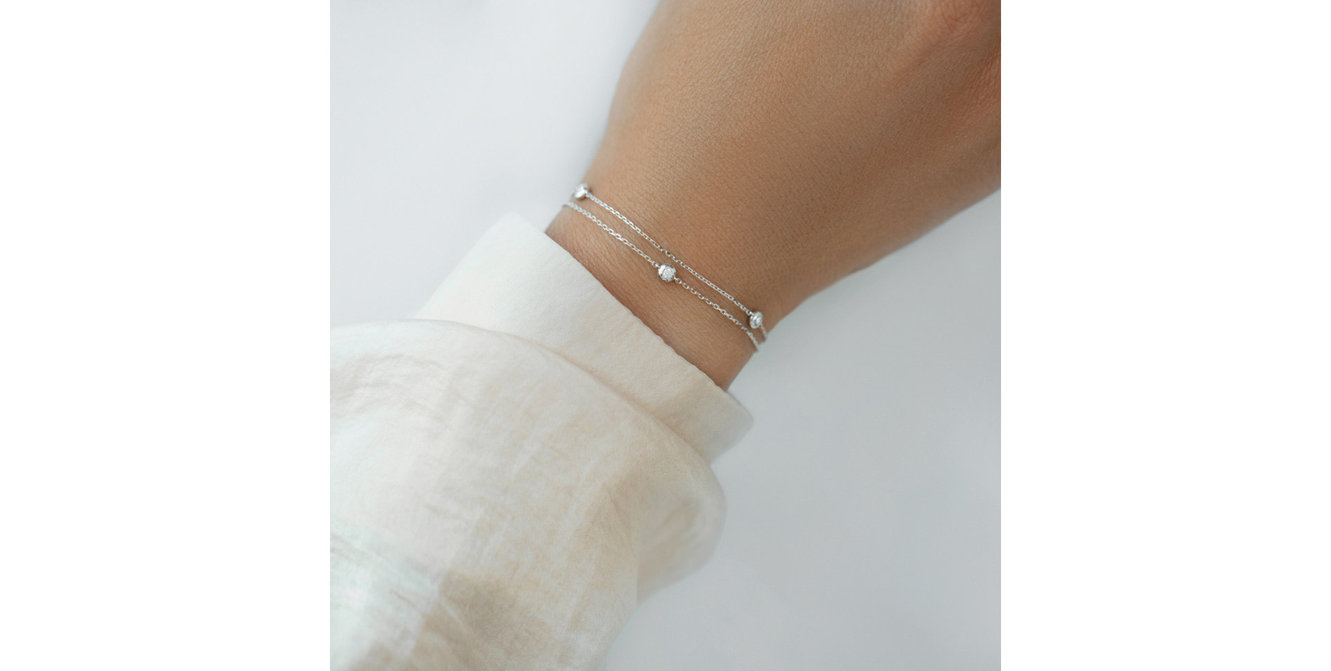 Náramok s diamantmi Five Dots