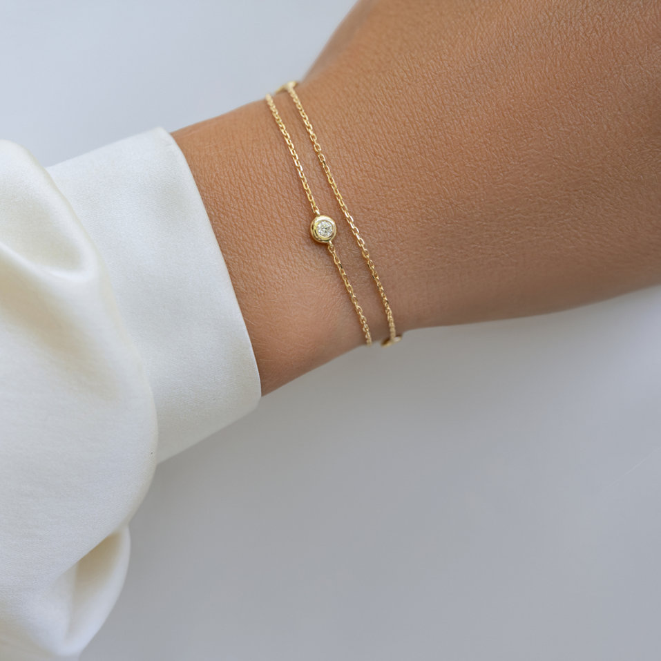 Náramok s diamantmi Triple Dots