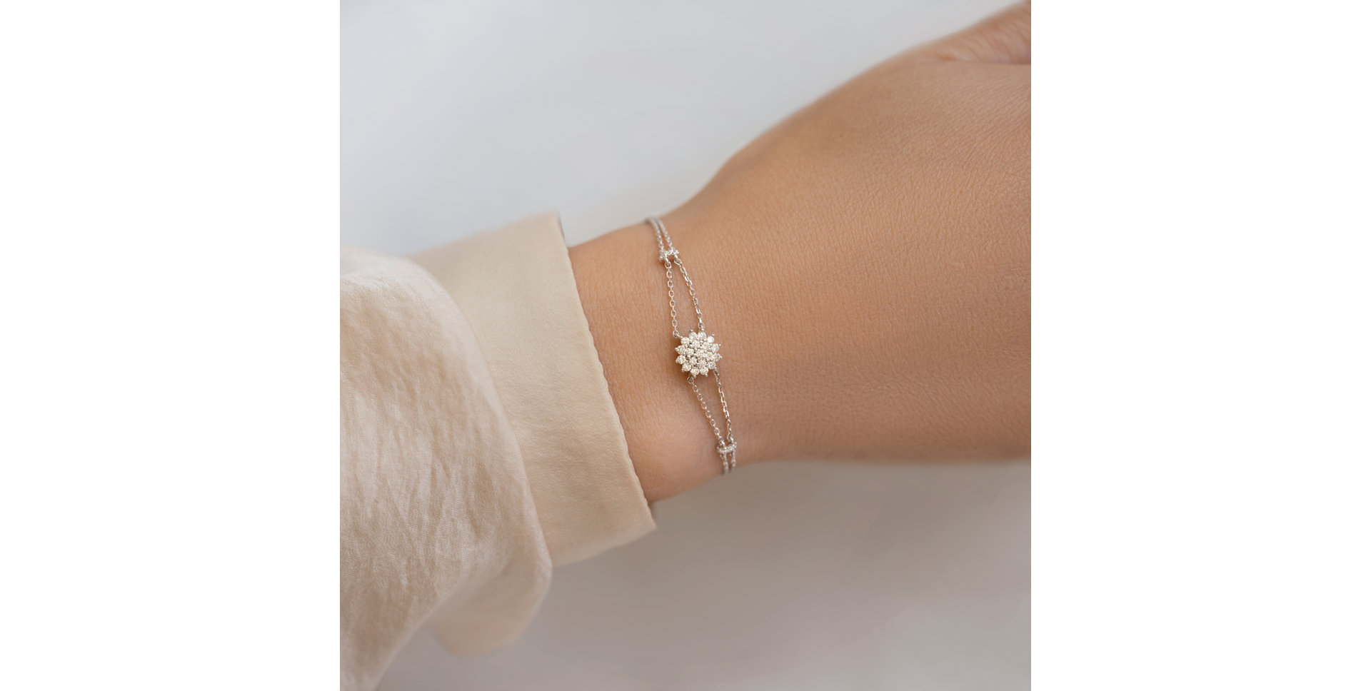 Náramok s diamantmi Sunny Delight