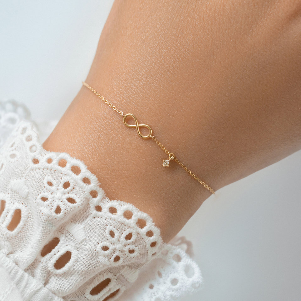 Náramok s diamantom Endless Harmony