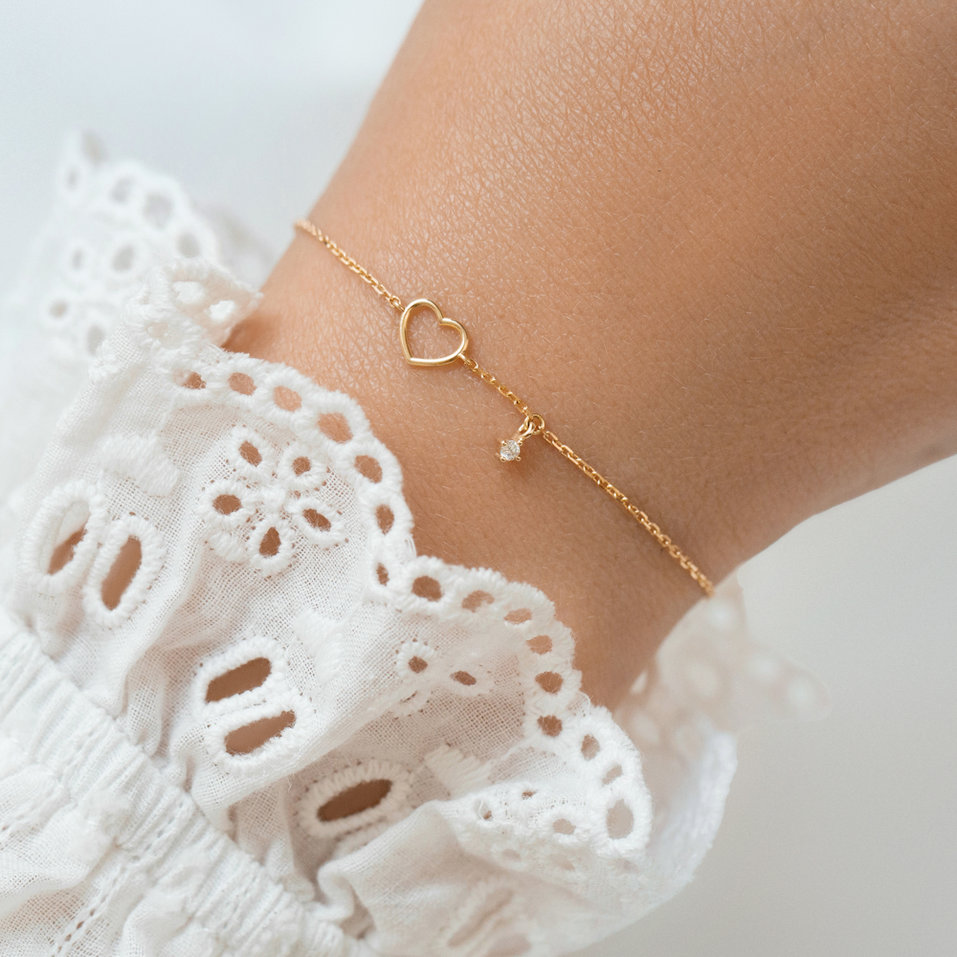 Náramok s diamantom My Love