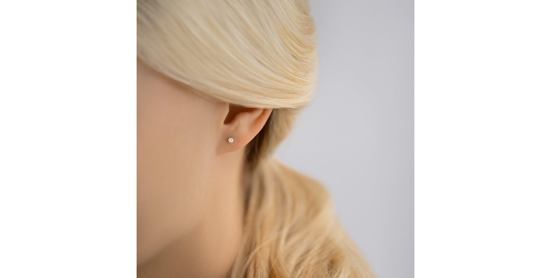 Náušnice s diamantom Essential Sparks