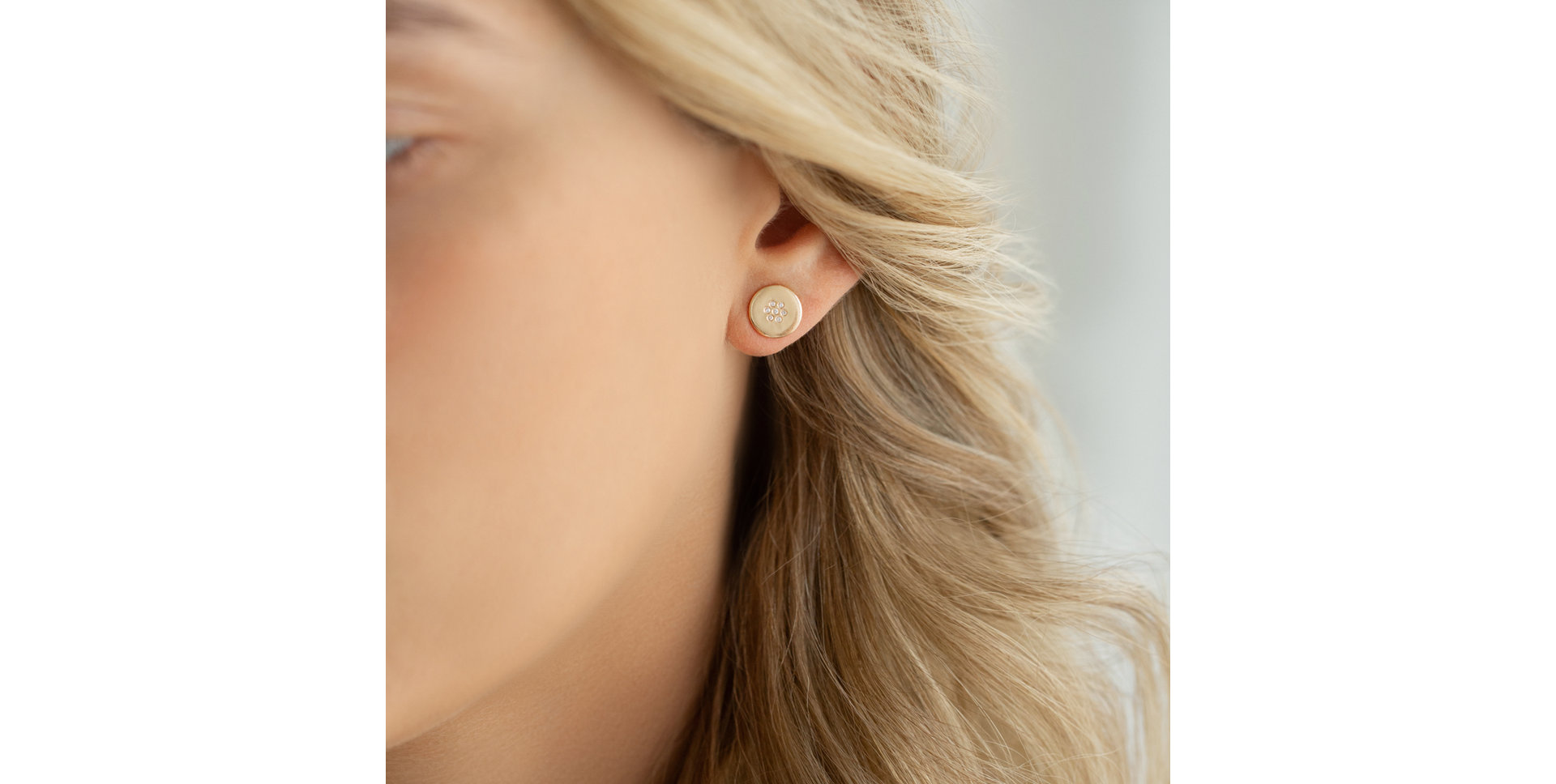 Náušnice s diamantmi Romantic lover