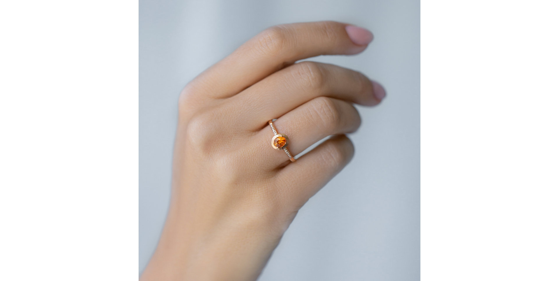 Prsteň s diamantmi a zafírom Sapphire Princess