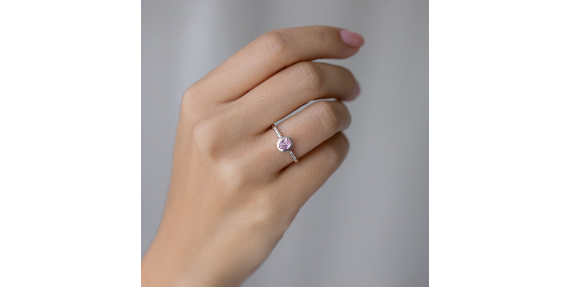 Prsteň so zafírom a diamantmi Sapphire Princess