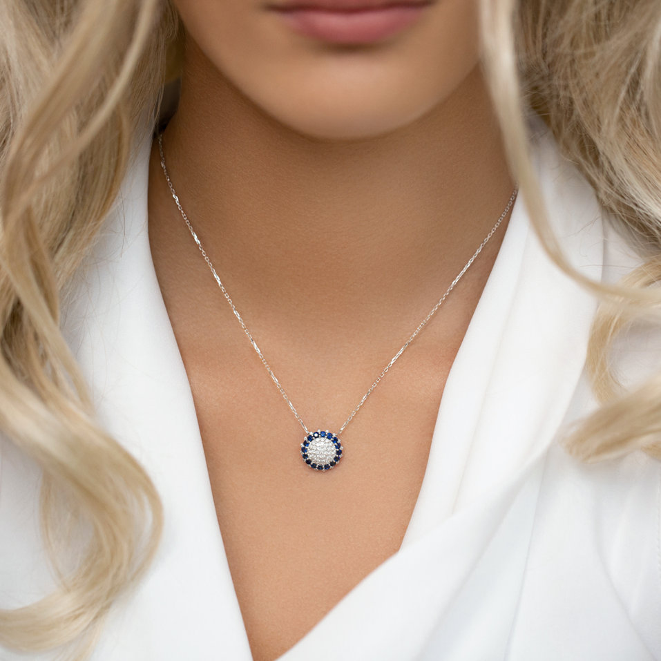 Náhrdelník s diamantmi a rubínmi Motions of Fortune